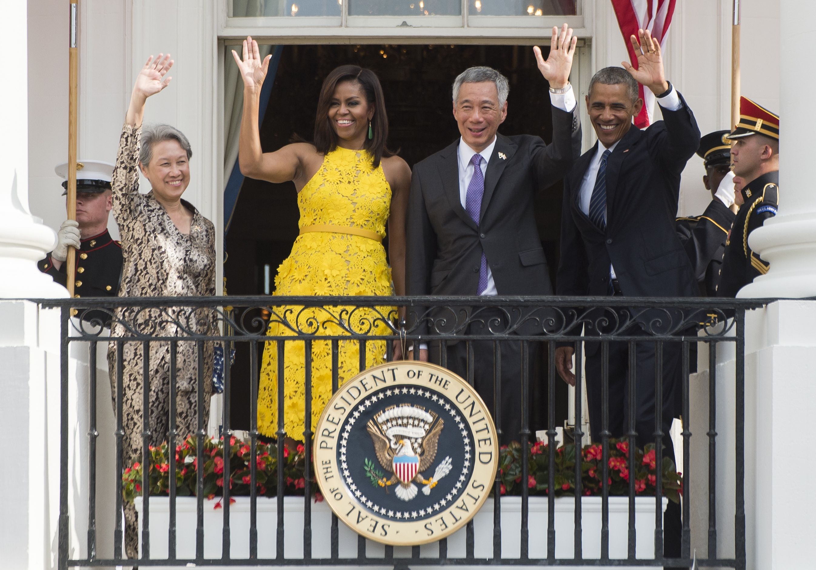 michelle obama flag dress