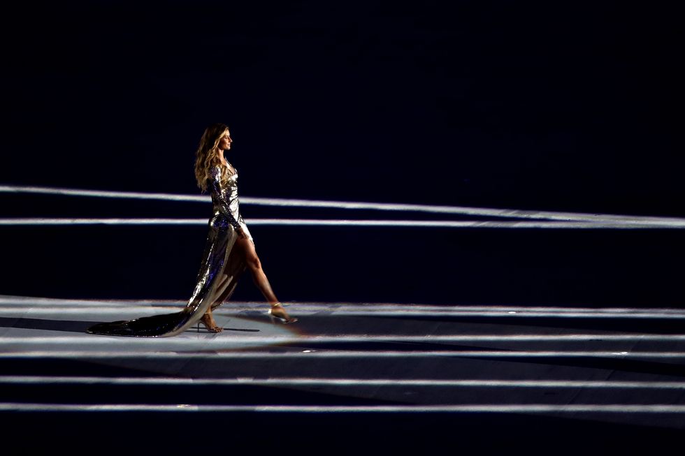 Louis Vuitton icon Gisele Bundchen wows the Olympics