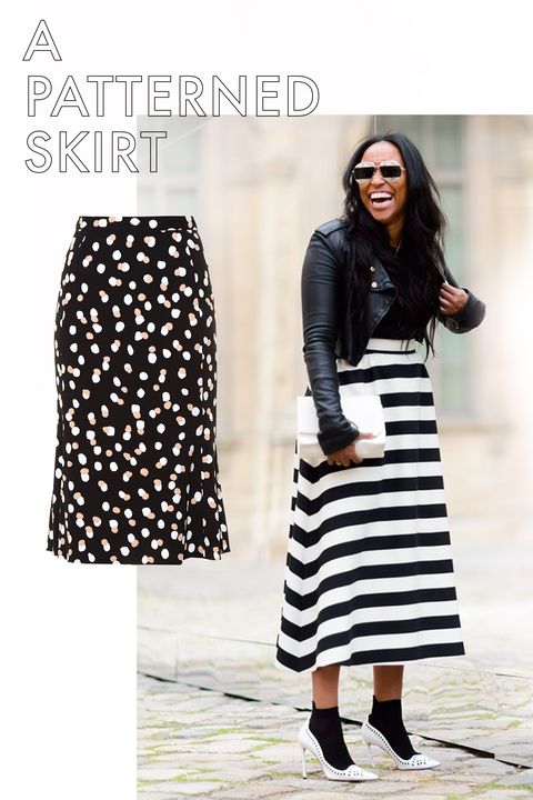 <p>A bold print or pattern has the power to lift your spirits and your look. All over polka dots, bright florals, and stripes, for example, are all good examples of mood-boosting prints. Paired with simple basics (a white tee shirt, simple black pumps) and you've got a real look.</p><p><em>Altuzarra Novak Polka-Dot Stretch-Crepe Skirt, $1,150; <a href="http://www.matchesfashion.com/products/Altuzarra-Novak-polka-dot-stretch-cady-skirt-1053191"></a></em><a href="http://www.matchesfashion.com/products/Altuzarra-Novak-polka-dot-stretch-cady-skirt-1053191" target="_blank"><em>matchesfashion.com</em></a></p>