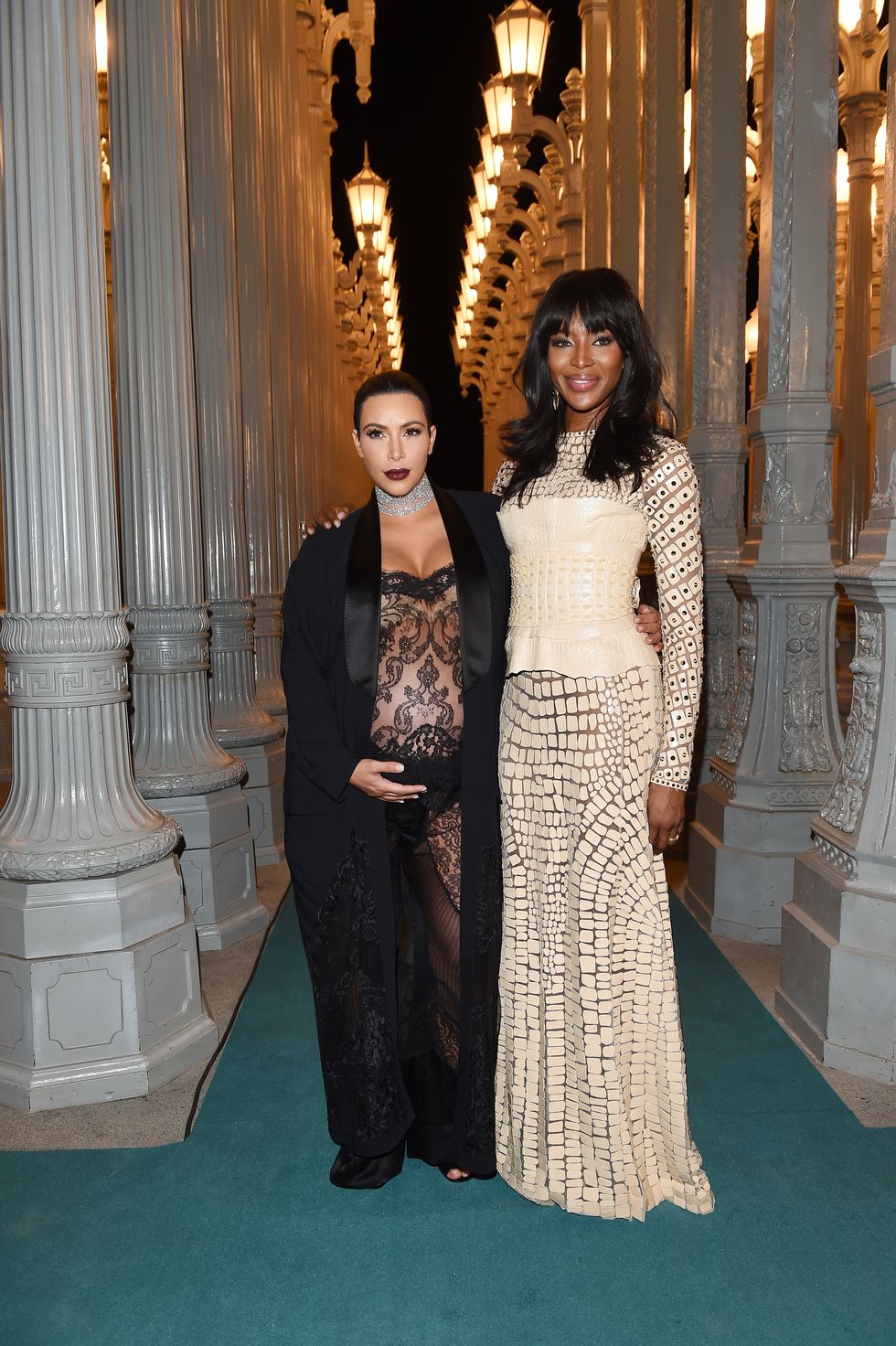 Kim Kardashian Covers Her Post-Baby Body Under Fur Coat