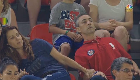 Aly Raisman's Parents at Rio Olympics - Lynn and Rick Raisman React to ...