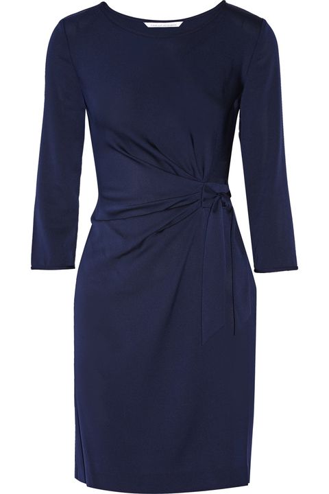 Blue, Sleeve, Dress, Shoulder, Textile, White, Formal wear, One-piece garment, Style, Electric blue, 