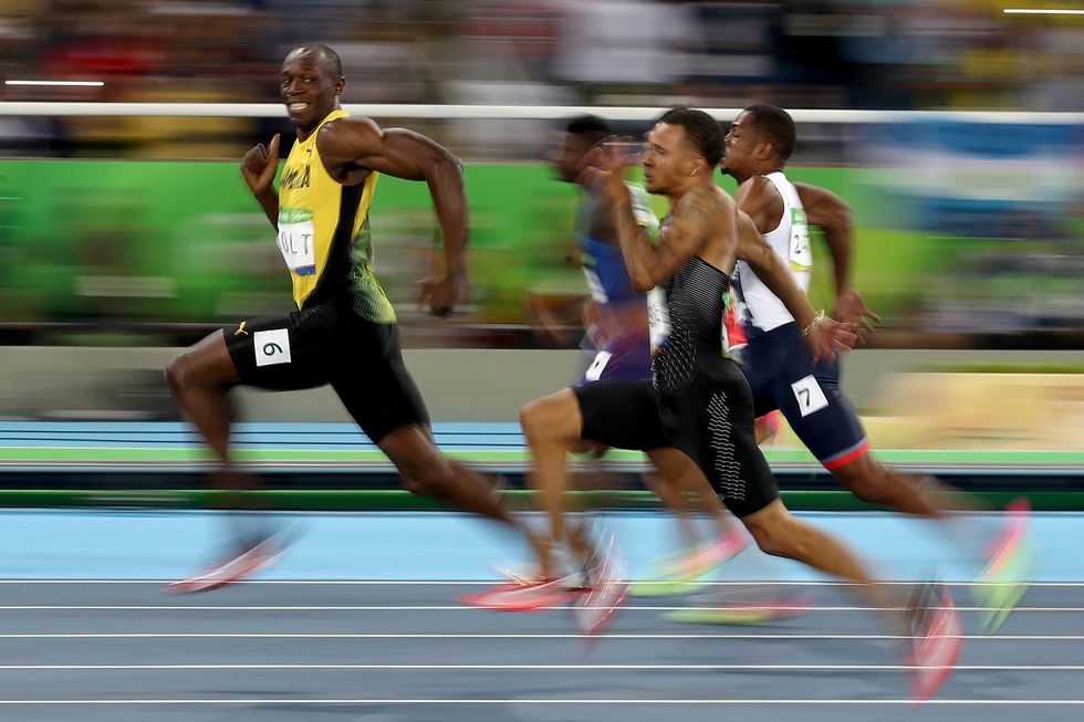 Usain Bolt Running Meme - Usain Bolt Wins Gold In 100m Race