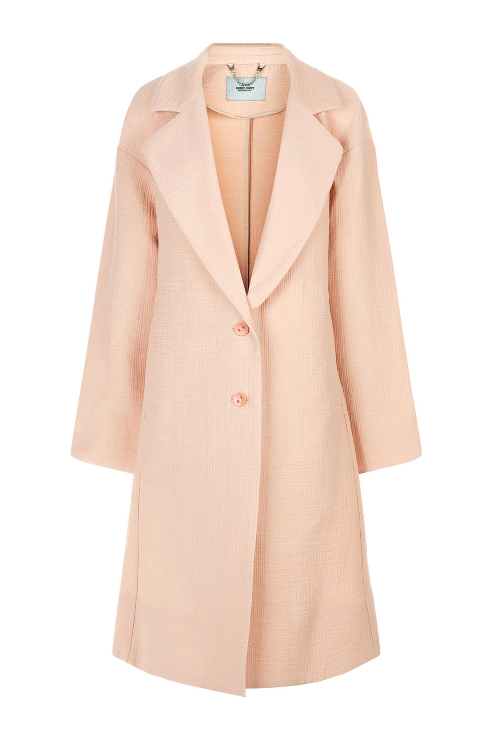 Baby pink 2025 duster coat