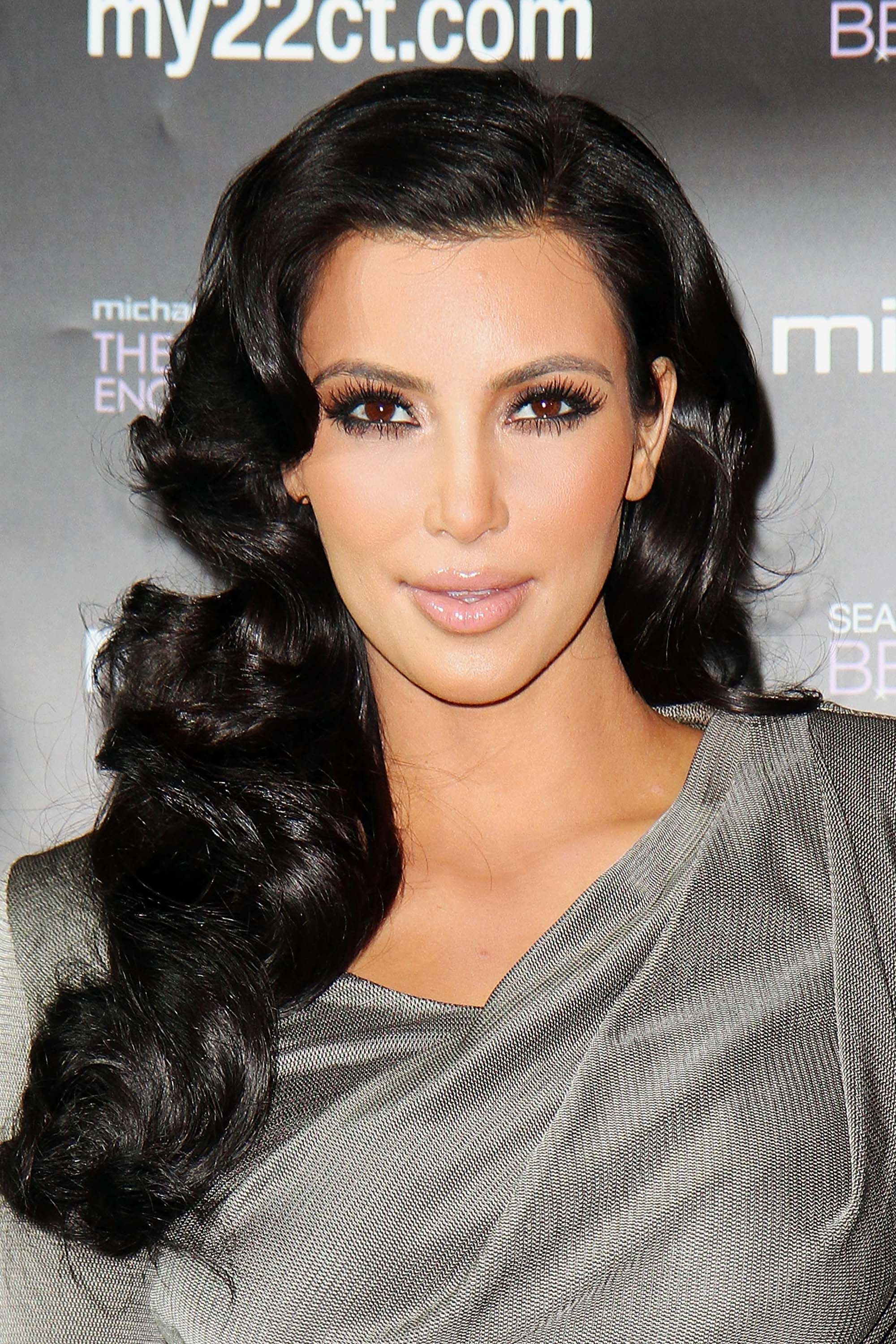 kim kardashian hairstyle