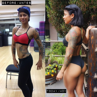 Ivette hernandez antes y despues de adelgazar