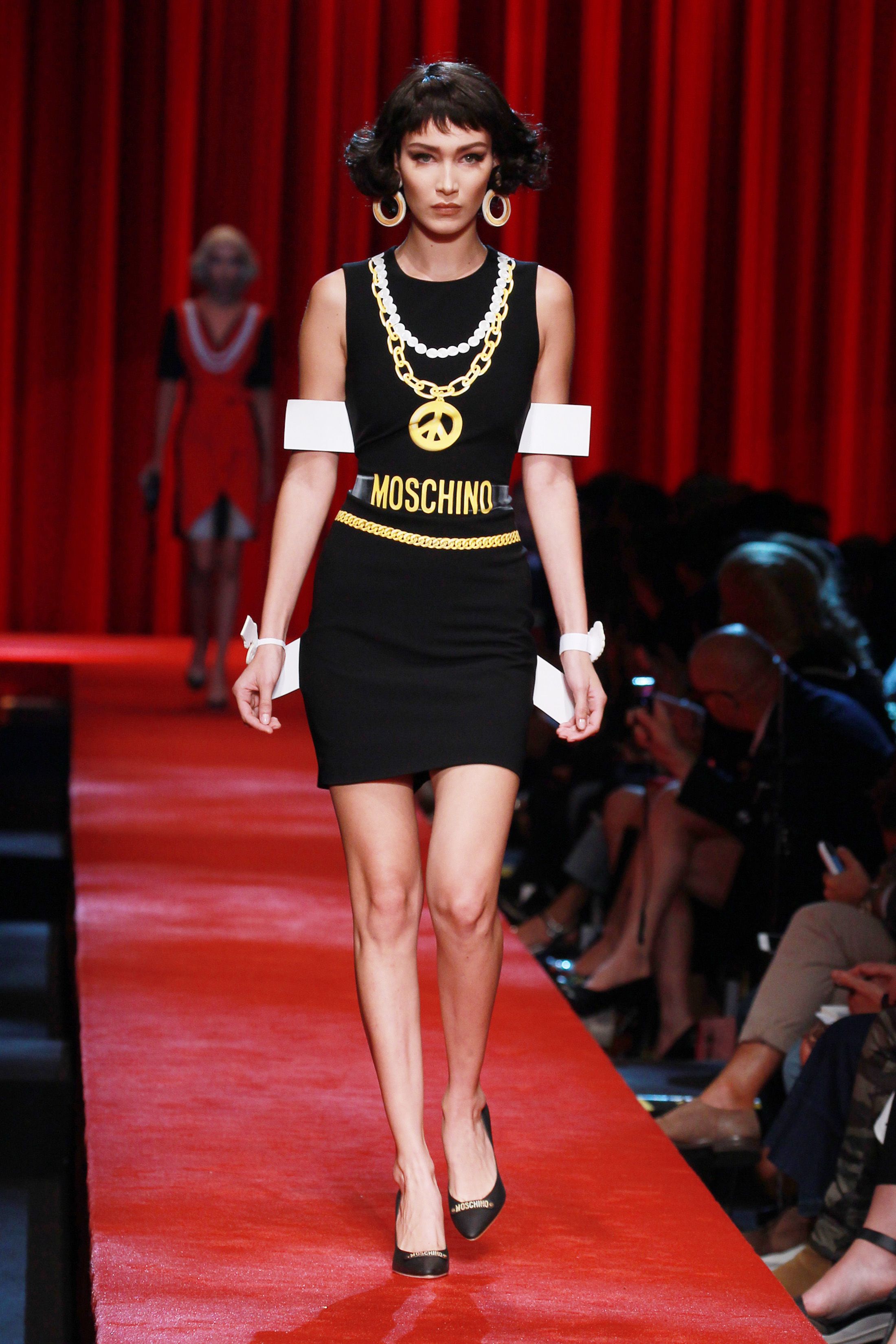 Moschino Sent Paper Dolls Down the 