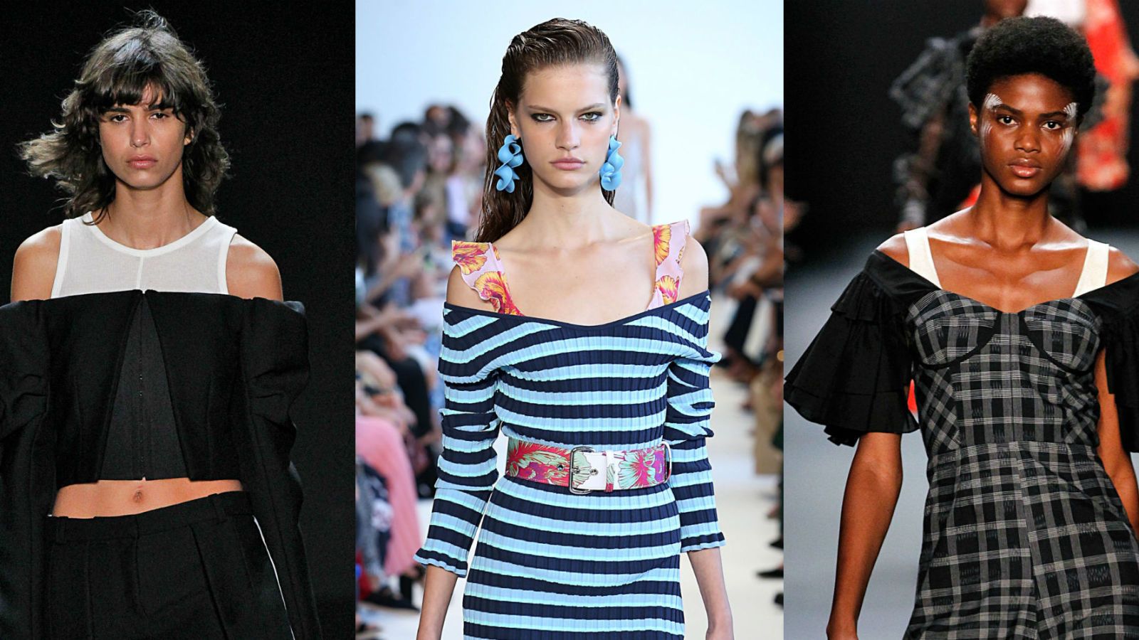 The New Runway Inspired Way to Wear an Off the Shoulder Top