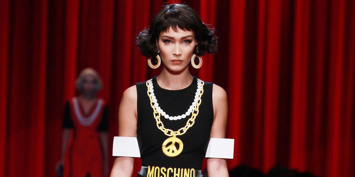 Moschino Sent Paper Dolls Down The Spring 2017 Runway