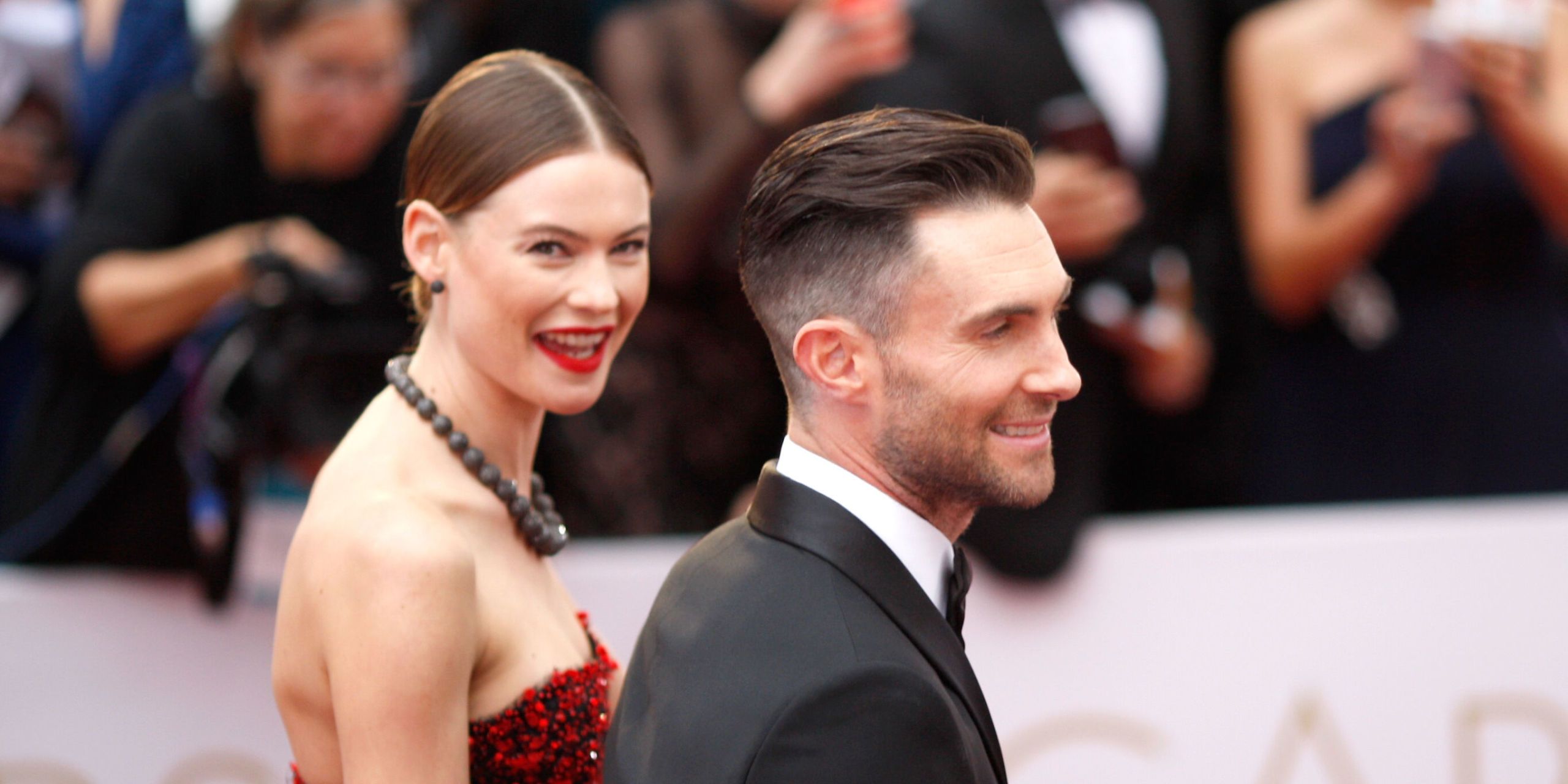 Behati Prinsloo Posts Dusty Rose Levine's First Photo - Victoria's ...