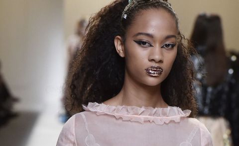 Karl Lagerfeld Approves of Your Glitter Lips
