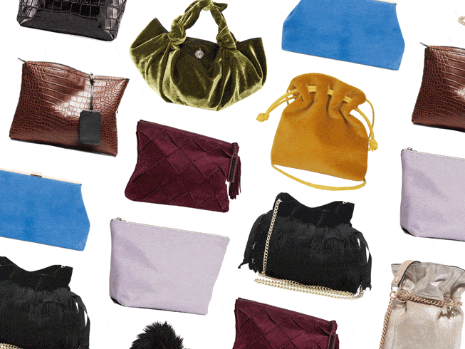 Clare V. Velvet bag $245  Velvet bag, Fall wardrobe, Bucket bag