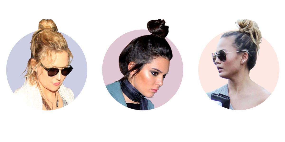 Celebrities in Messy Buns - Celebrity Topknot Hairstyles Celebrities in Messy Buns - Celebrity Topknot Hairstyles