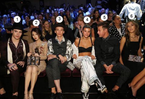 Who Sat Front Row at Dolce & Gabbana Spring 2017 - Dolce & Gabbana  Millenials