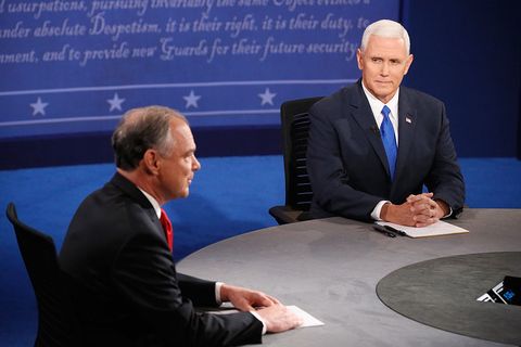 Tim Kaine and Mike Pence VP Debate