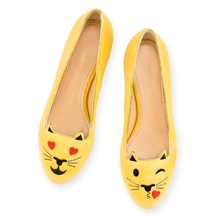 Charlotte Olympia's Classic Kitty Flats Are Also Emoji-Obsessed