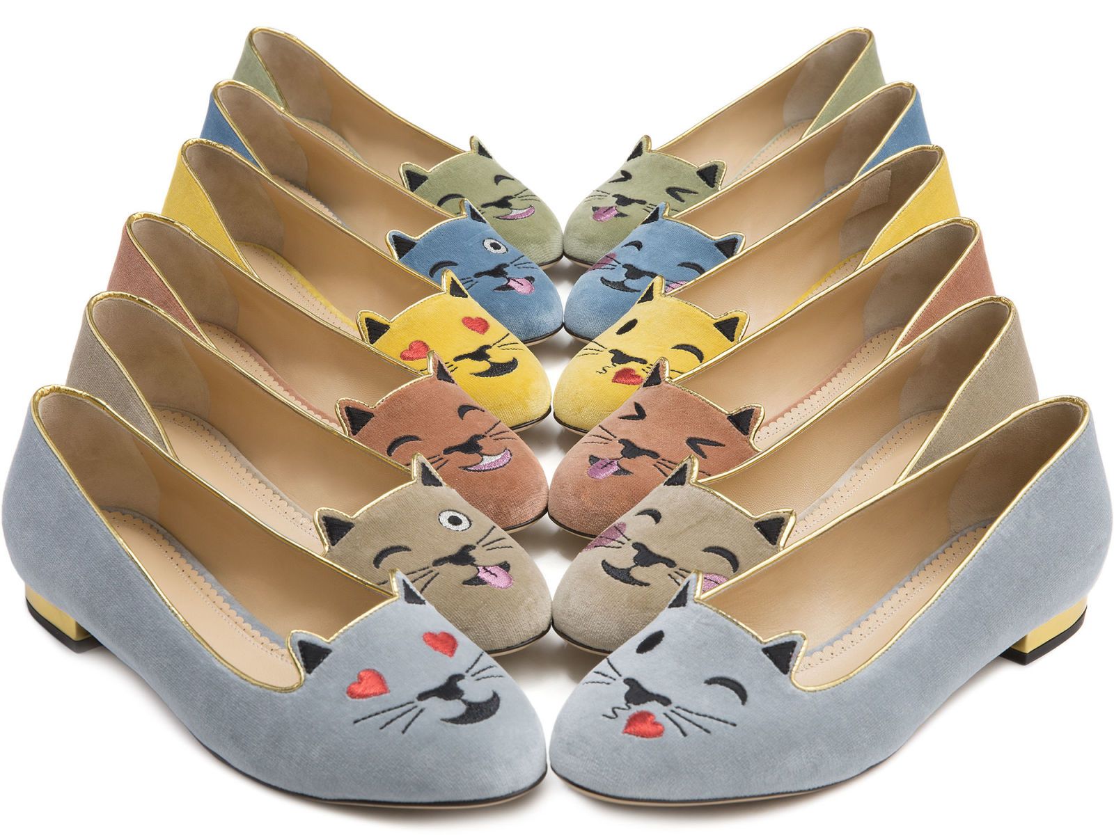 Charlotte Olympia kitty ベルベット キティ スニーカー