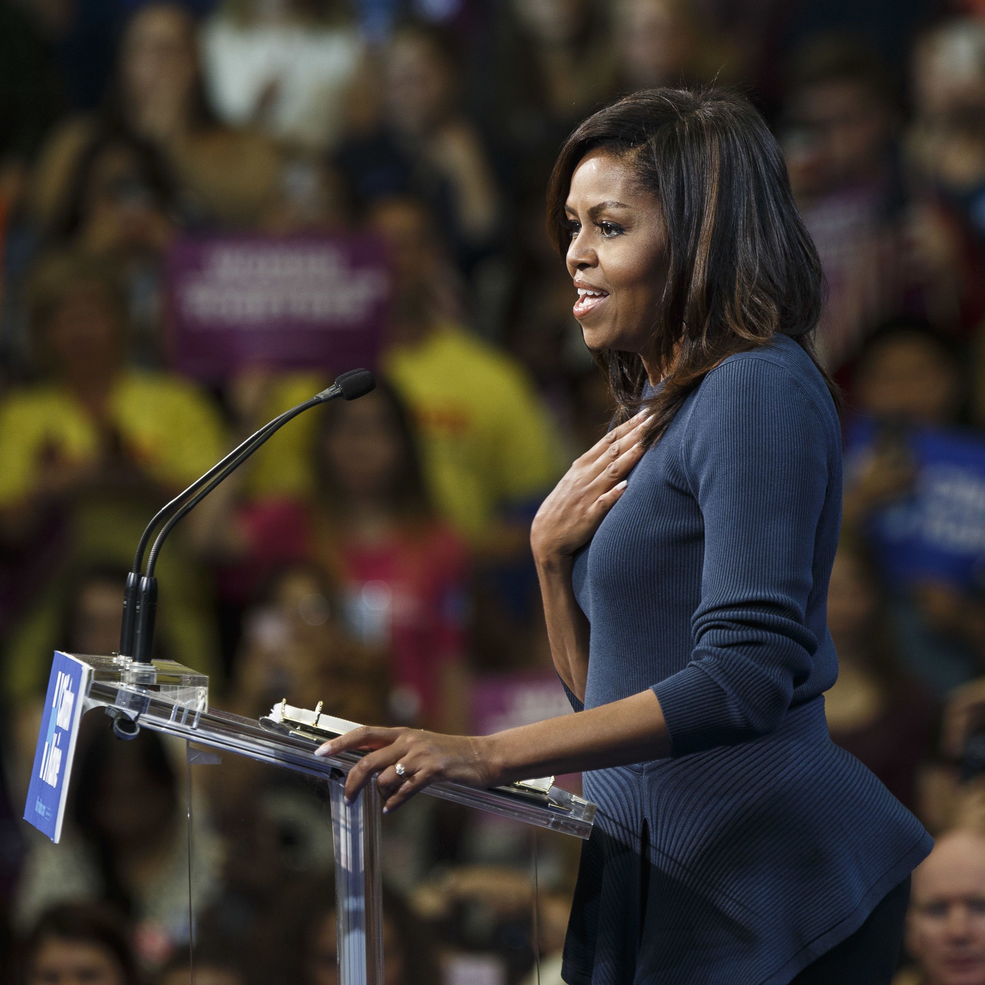 Michelle Obama New Hampshire Anti-Trump Speech Transcript - Michelle ...