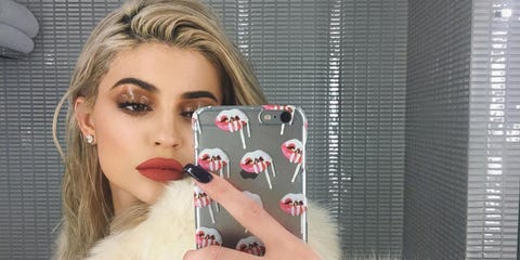 Kylie Jenner Takes Selfie In Sheer Corset Kylie Jenner Promotes