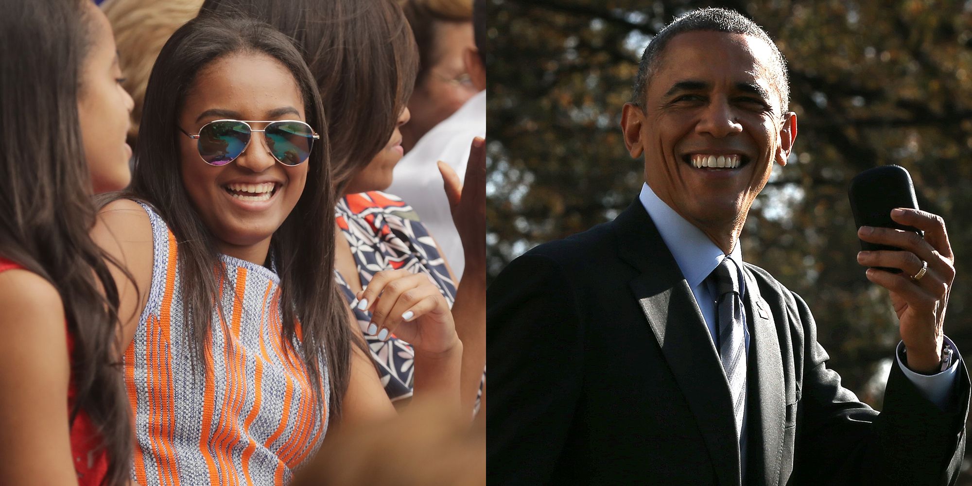 Sasha Obama Trolls President Obama On Snapchat Barack Obama On First Daughters