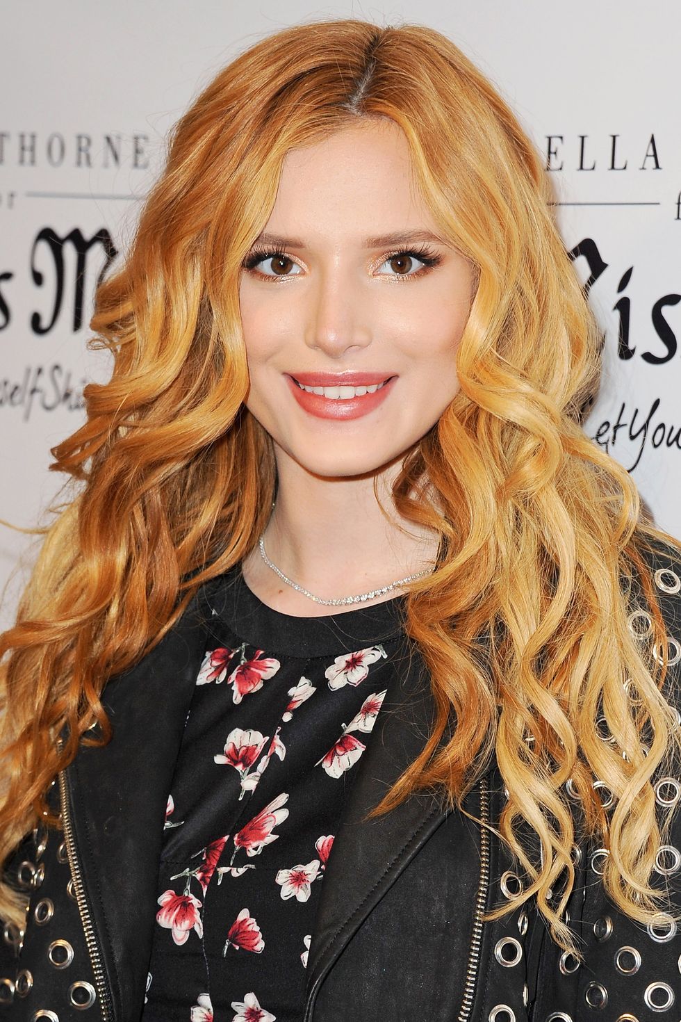 <p>For Thorne's&nbsp;fiery balayage, she mixes&nbsp;everything&nbsp;from a orangey red to sunny maize.</p>