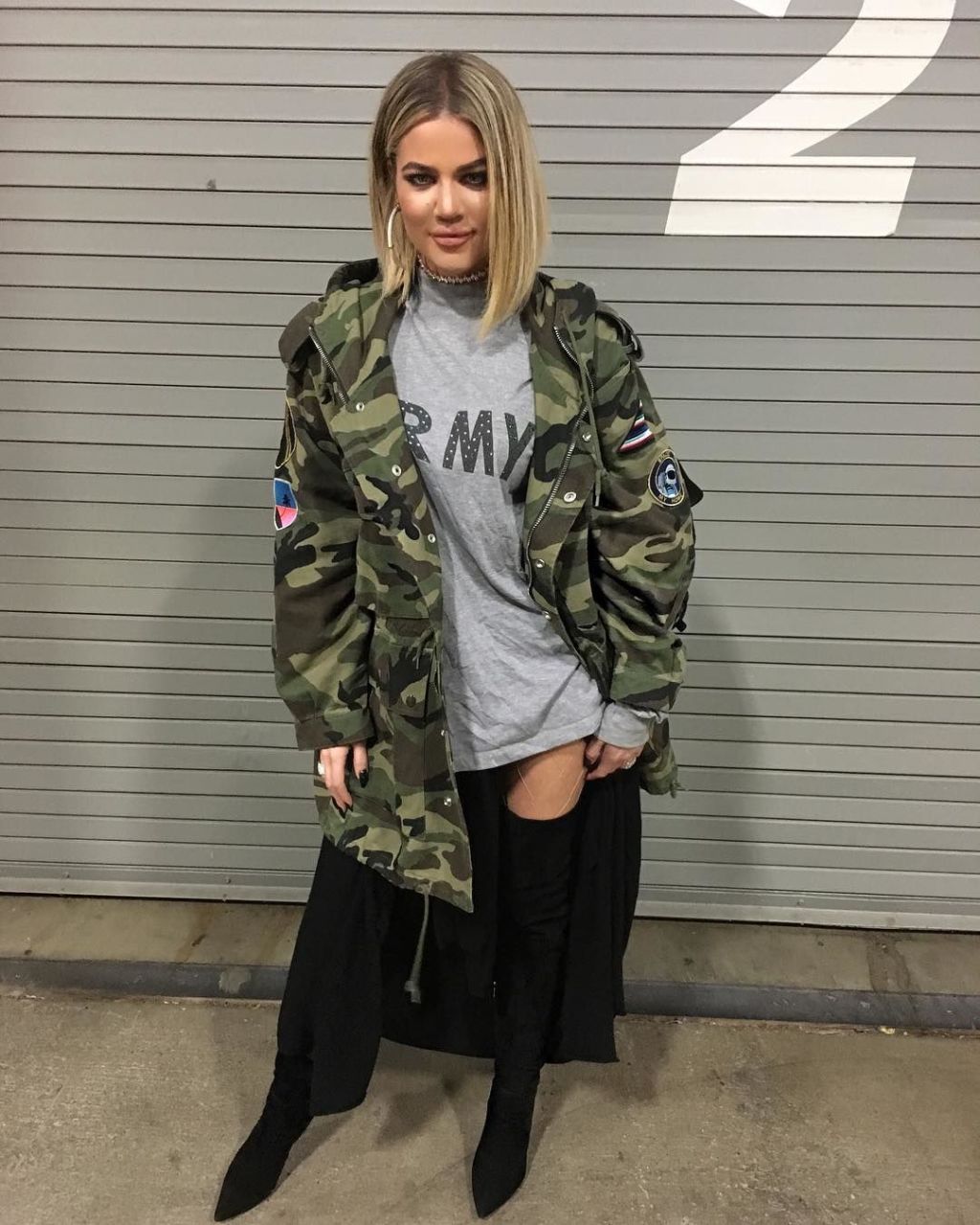 Kim kardashian outlet army jacket