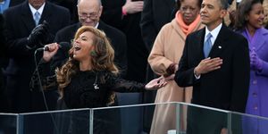 Beyonce during the 2013 innauguration