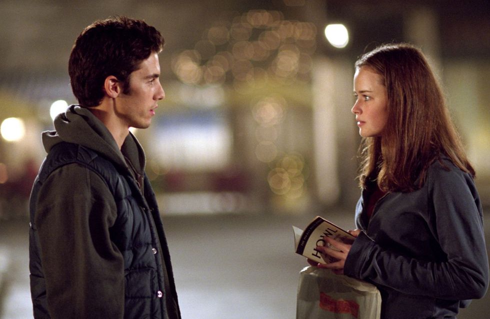 Jess and Rory in Gilmore Girls