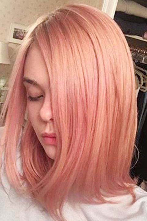 Best Rose Gold Hair Colors 19 Celebs Who Tried Pink Rose Hair