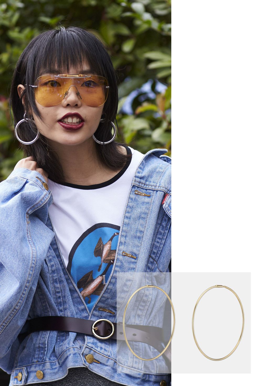 <p>"I've been seeing a lot of heavy, gold pieces," says Los Angeles-based jewelry designer Ariel Gordon Maffei. "It isn't really about a thin little whisper of gold anymore; it's more about big, Jenny-from-the-block hoop earrings. More is more. Pile it all on." </p>

<p><em data-redactor-tag="em" data-verified="redactor">Ariel Gordon Standard Endless Hoop, $795; </em><a href="https://www.arielgordonjewelry.com/collections/new-additions/products/standard-endless-hoop" target="_blank" data-tracking-id="recirc-text-link"><em data-redactor-tag="em" data-verified="redactor">arielgordon.com</em></a></p>