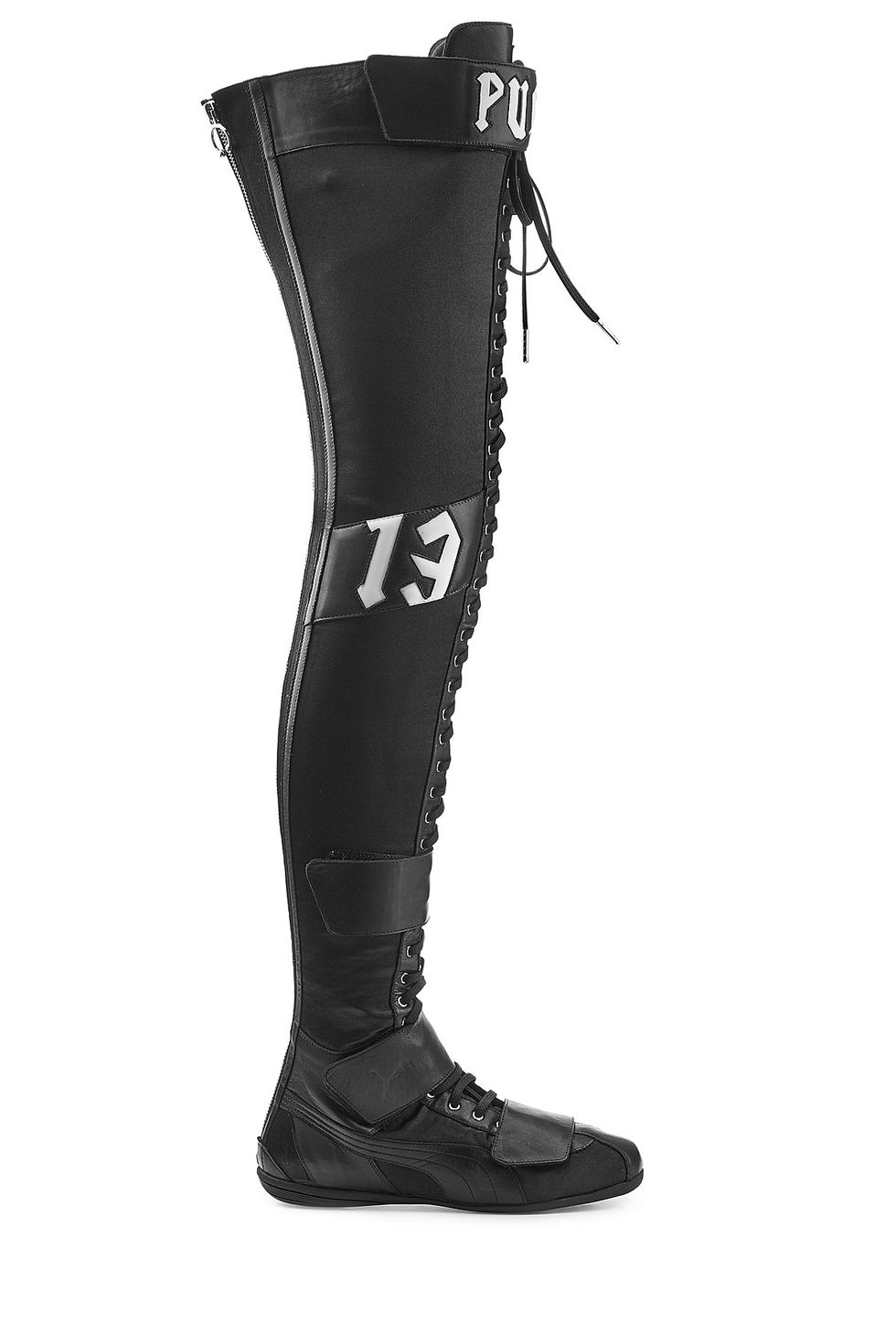 Puma Fenty Rhianna Runway Thigh High Suede Over The Knee Boots