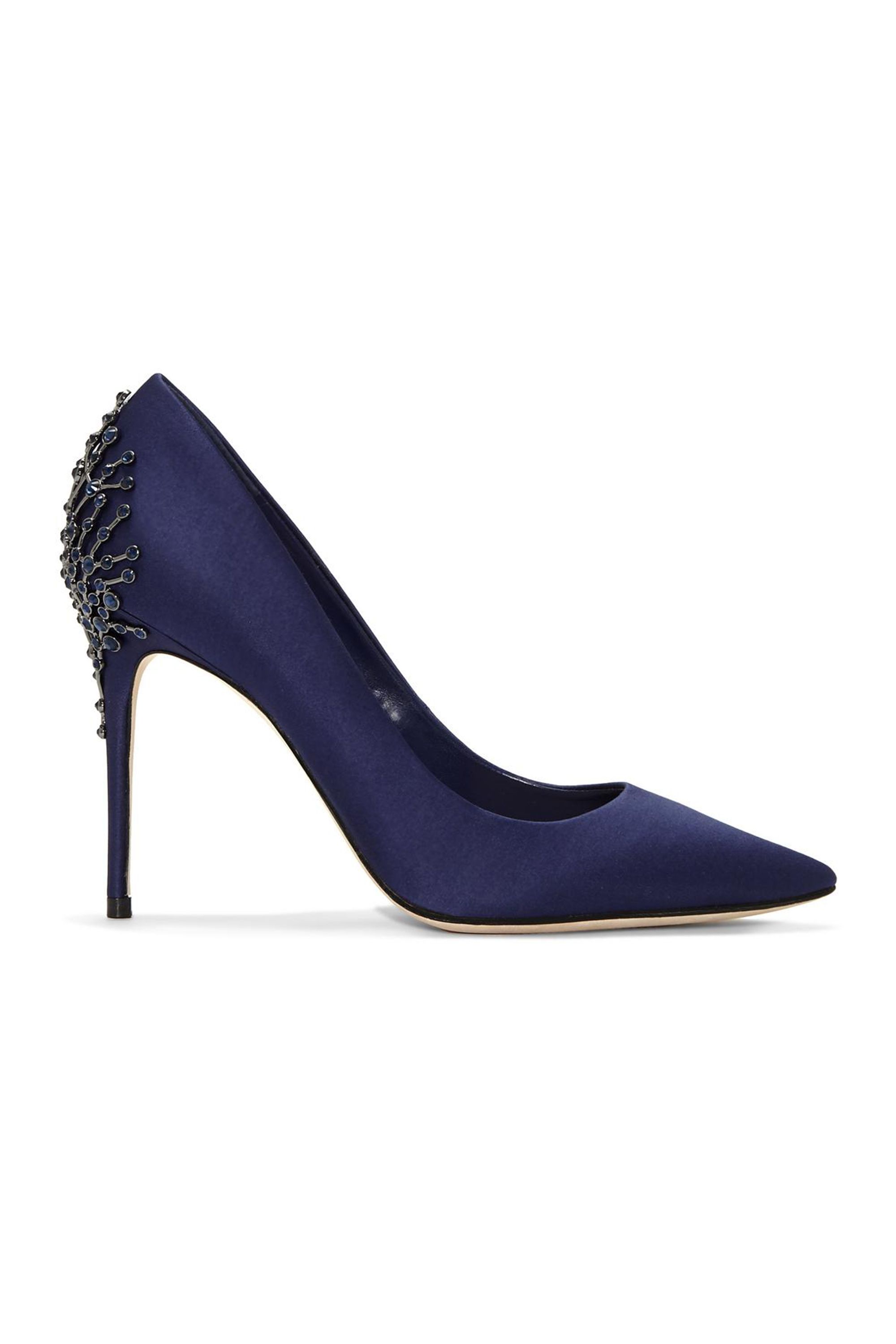 Navy blue and sales white shoes for wedding