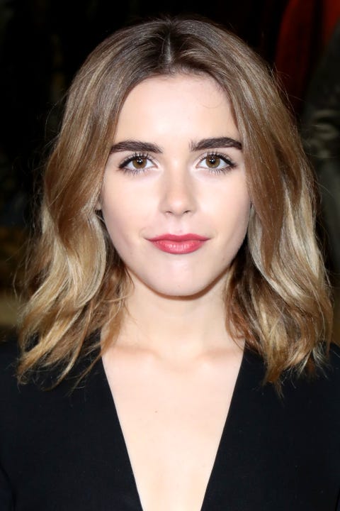 <p>From root to tips, Shipka went for an ashy gradient that compliments her cool-toned complexion. </p>