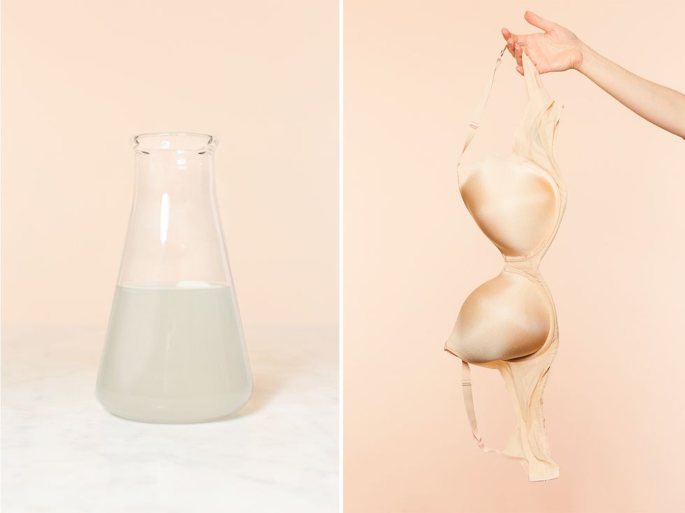 5 ELLE Editors Wash Their Bras - Here's What the Water Looks Like