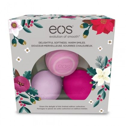 <p>These lip balms are perfect for stockings and gift bags. Comes in a pack of three – distribute wisely.</p><p><em data-redactor-tag="em" data-verified="redactor">Eos Limited Edition Holiday Pack, $8.99; </em><a href="https://evolutionofsmooth.com/2016-holiday-3-pack.html" data-tracking-id="recirc-text-link"><em data-redactor-tag="em" data-verified="redactor">evolutionofsmooth.com</em></a><br></p>