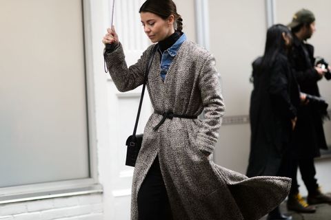 <p>
If you're worried about looking too bulky under all of your layers, throw on a belt over your coat to define your waist.&nbsp;</p><p><span class="redactor-invisible-space" data-verified="redactor" data-redactor-tag="span" data-redactor-class="redactor-invisible-space"></span></p>