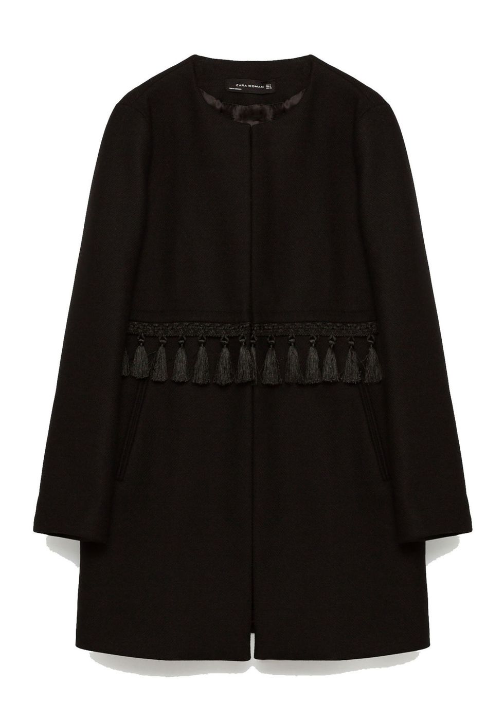 <p>Zara Coat with Tassels, $100 (originally $169); <a href="http://www.zara.com/us/en/sale/woman/outerwear/coats/coat-with-tassel-detail-on-the-waist-c541564p4039509.html" target="_blank" data-tracking-id="recirc-text-link">zara.com</a></p>