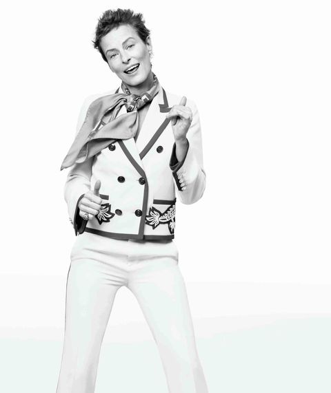 Sleeve, Collar, Trousers, Shoulder, Standing, Joint, Dress shirt, White, Style, Waist, 