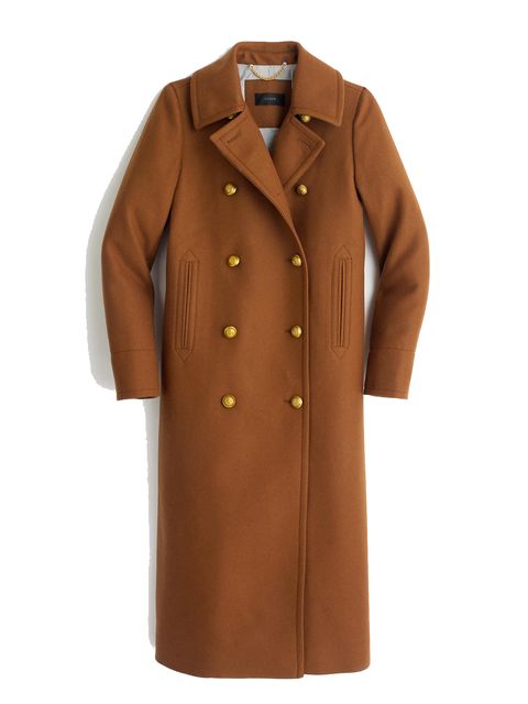 <p>J.Crew Double-Breasted Wool-Cashmere Topcoat, $320 and an additional 40% off with code SHOPSALE&nbsp;(originally $395); <a href="https://www.jcrew.com/womens_category/Collection/PRD~F6777/F6777.jsp?N=21+17+12776&amp;Nbrd=J&amp;Nloc=en_US&amp;Nrpp=48&amp;Npge=1&amp;Nsrt=3&amp;isSaleItem=true&amp;color_name=RADIANT%20ORANGE&amp;isFromSale=true&amp;isNewSearch=true&amp;hash=row1" target="_blank" data-tracking-id="recirc-text-link">jcrew.com</a></p>