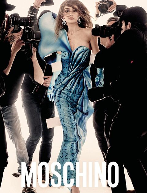 Gigi and Bella Hadid Co-Star in Moschino and Fendi's Spring 2017 Campaigns
