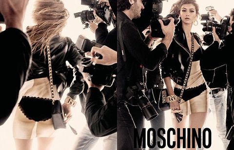 Gigi and Bella Hadid Co-Star in Moschino and Fendi's Spring 2017 Campaigns