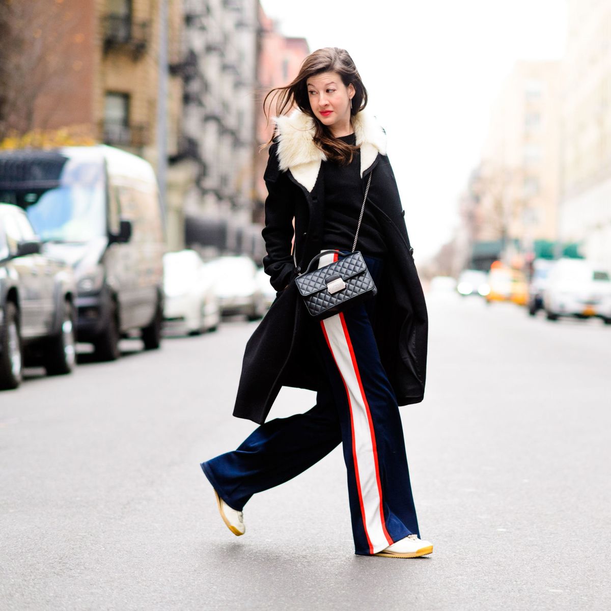 How 4  Editors Style a Pair of Track Pants