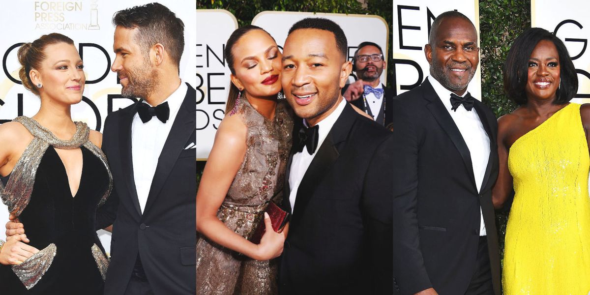 Celebrity Couples at the Golden Globes 2017 - Hollywood Couples on the ...