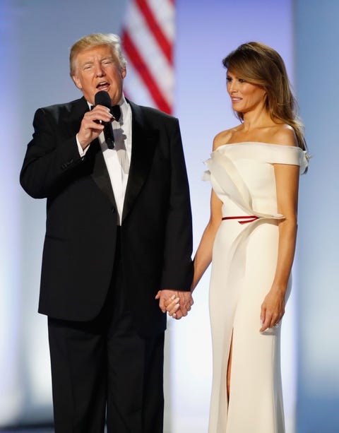 What Melania Trump Wore To The Inaugural Ball Getty Images
