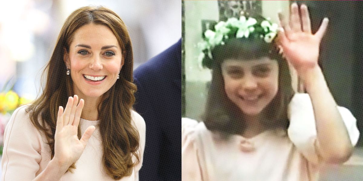 Kate Middleton as Bridesmaid in 1991 Wedding - Young Kate and Pippa in