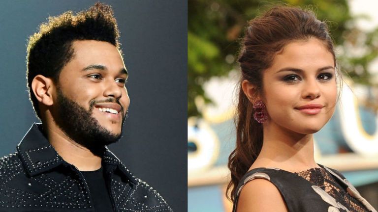Selena gomez and the weeknd hi-res stock photography and images