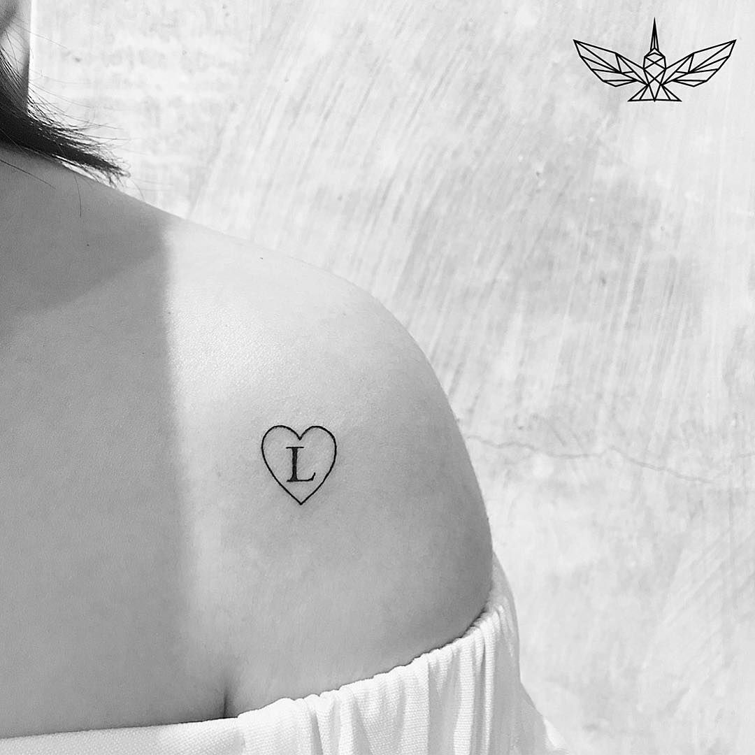 Initial Tattoo Ideas  Combining a Heart with Letter L  YouTube