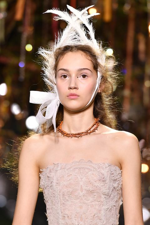 Dior Couture Hairstyles for Spring and Summer 2017 - Flower Crowns at ...