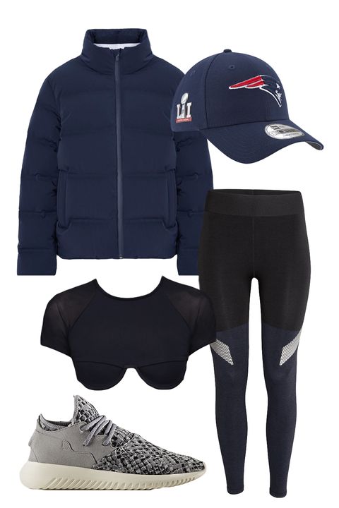 try this sporty chic look that can also hold up in a touch