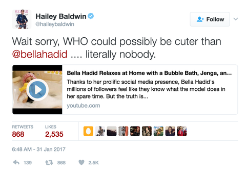 Hailey Baldwin Throws Shade At Selena Gomez And The Weeknd